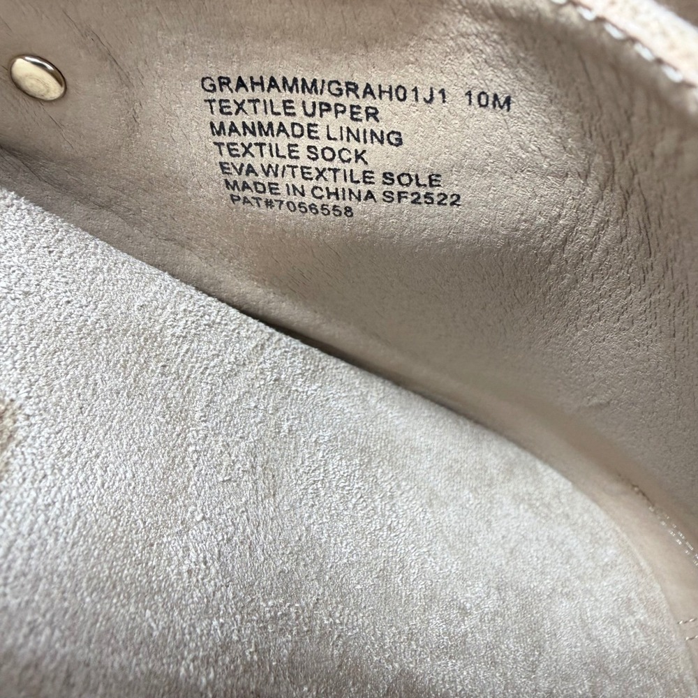 Madden Girl Grahamm Sand Fabric Platform Mule Clog Buckle Strap Women's Sz 10 - Picture 4 of 9